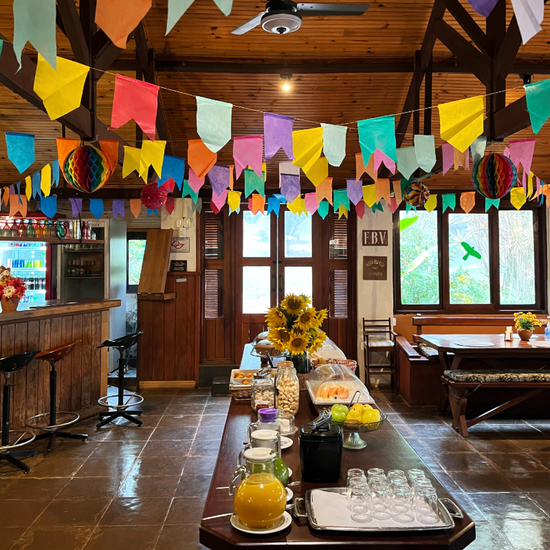 Preparativos para a Festa Junina no Hotel Fazenda Bela Vista 2025